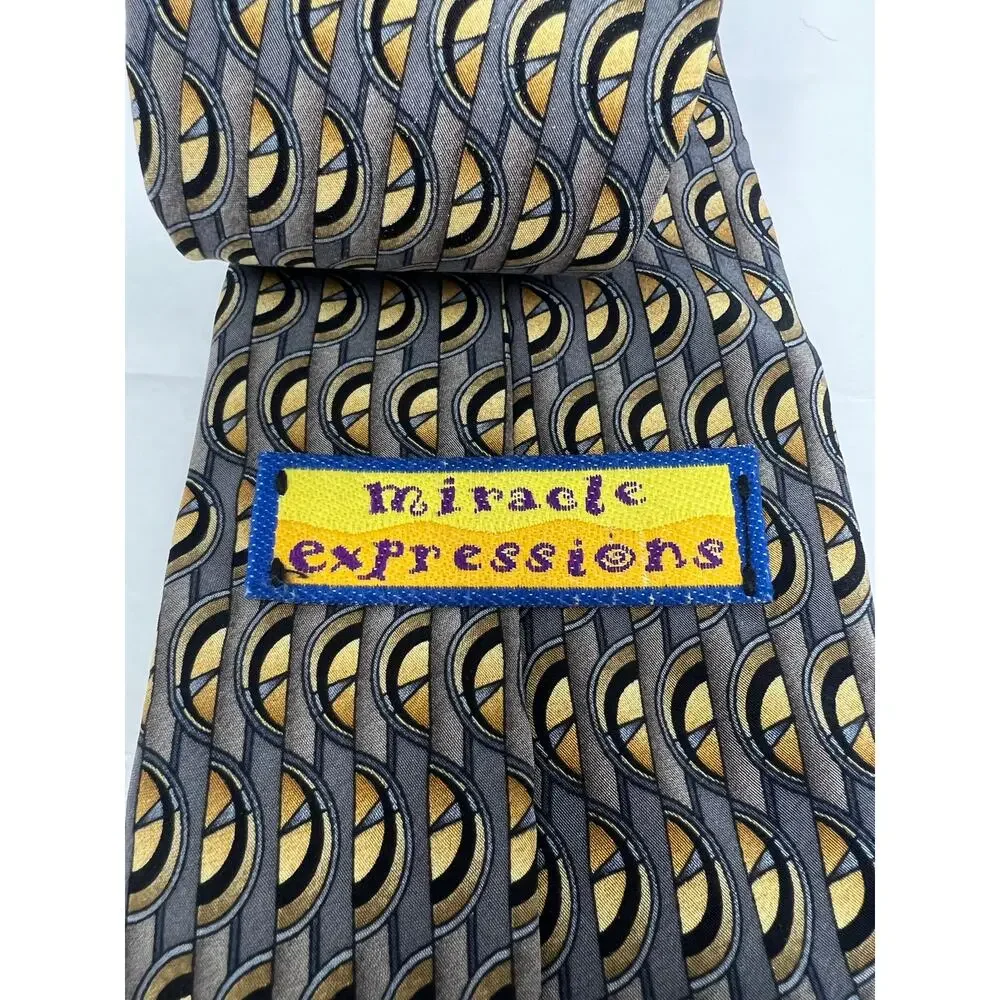 Miracle Expressions “AZT Under the Microscope” Silk Novelty Tie‎